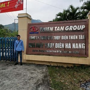 Kỹ Thuật Viên Công Ty An Huy Trực Tiếp Tới Bàn Giao Sản Phẩm Và Lắp đặt Tại Thủy điện Hà Nang