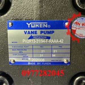 Bơm Cánh Gạt 2 Tầng PV2R13-31/94-FRAAA-42 Yuken