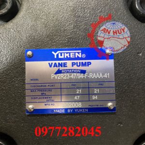 Bơm Cánh Gạt PV2R23-47/94-FRAAA-41 Yuken