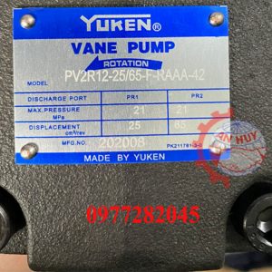 Bơm Cánh Gạt PV2R12-25/65-FRAAA-42 Yuken