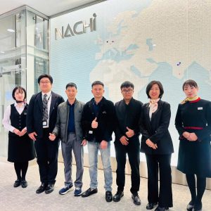 Đoàn Cán Bộ Kỹ Thuật An Huy Đi Đào Tạo Và Học Hỏi Từ Hãng Nachi Nhật Bản